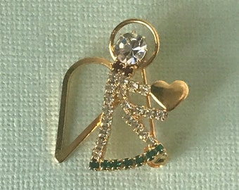 ROFARSO Spilla Ali D'Angelo In Argento Con Strass – Accessorio Moda Donna Per Matrimoni E Feste (5,8x3 Cm) - 3
