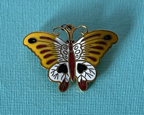 Yellow cheap butterfly pin