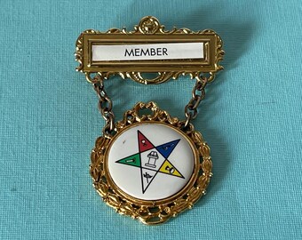 OES Order of the Eastern Star vintage hat & pin s-l400.jpg main image 4