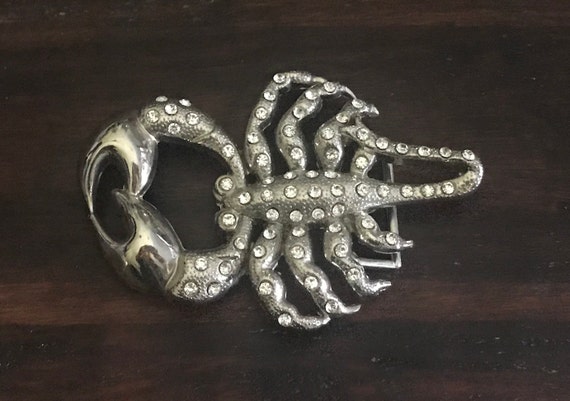 Vintage Scorpion belt buckle, "new", scorpion acce