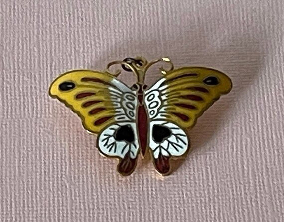 Yellow cheap butterfly pin
