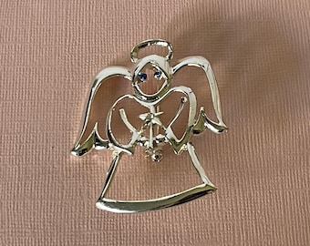 Goenb Ali d'angelo luminose, costume da angelo per donne adulti ragazze bambini ali d'angelo e accessori aureola per feste di Halloween (Bianco Adulto