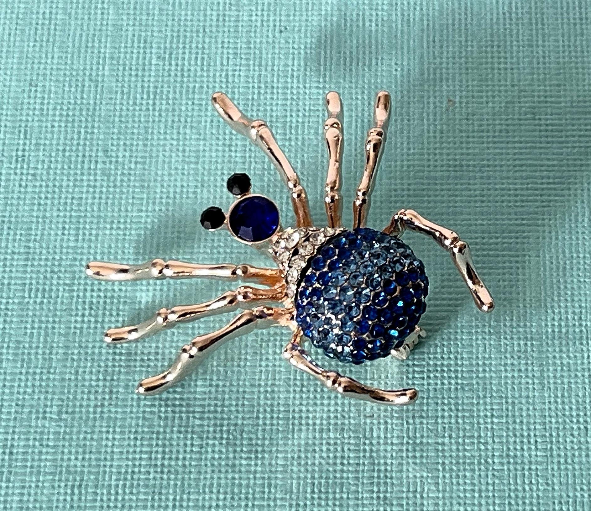 Rhinestone Spider Pin, Spider Pin, Spider Brooch, Wedding Spider ...
