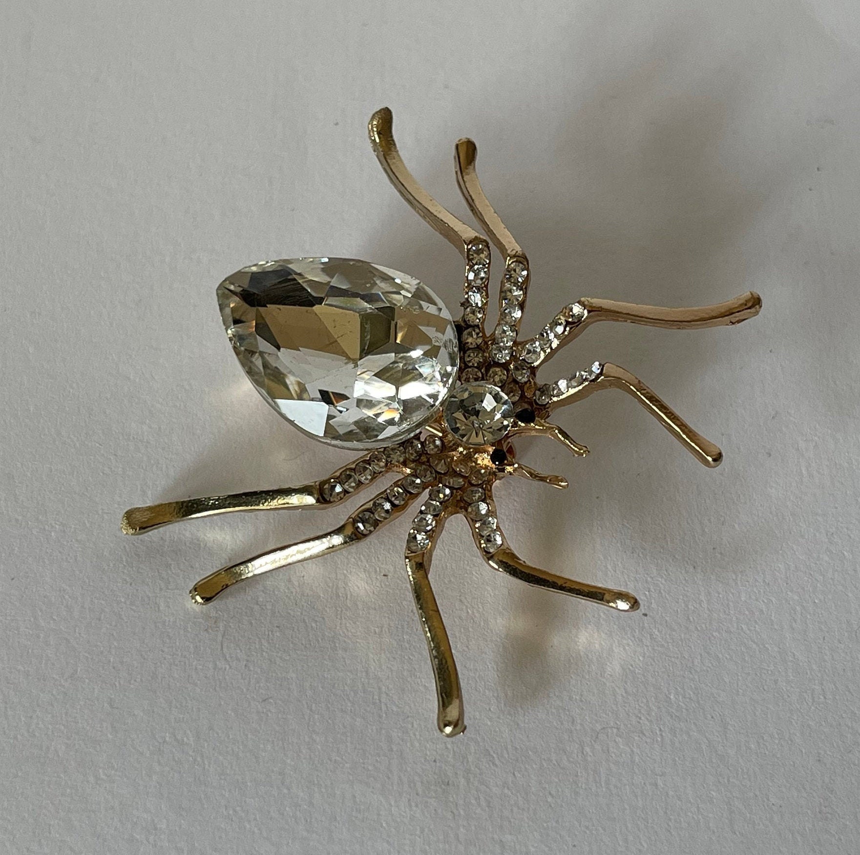 Rhinestone spider pin rhinestone spider brooch bug pin Etsy