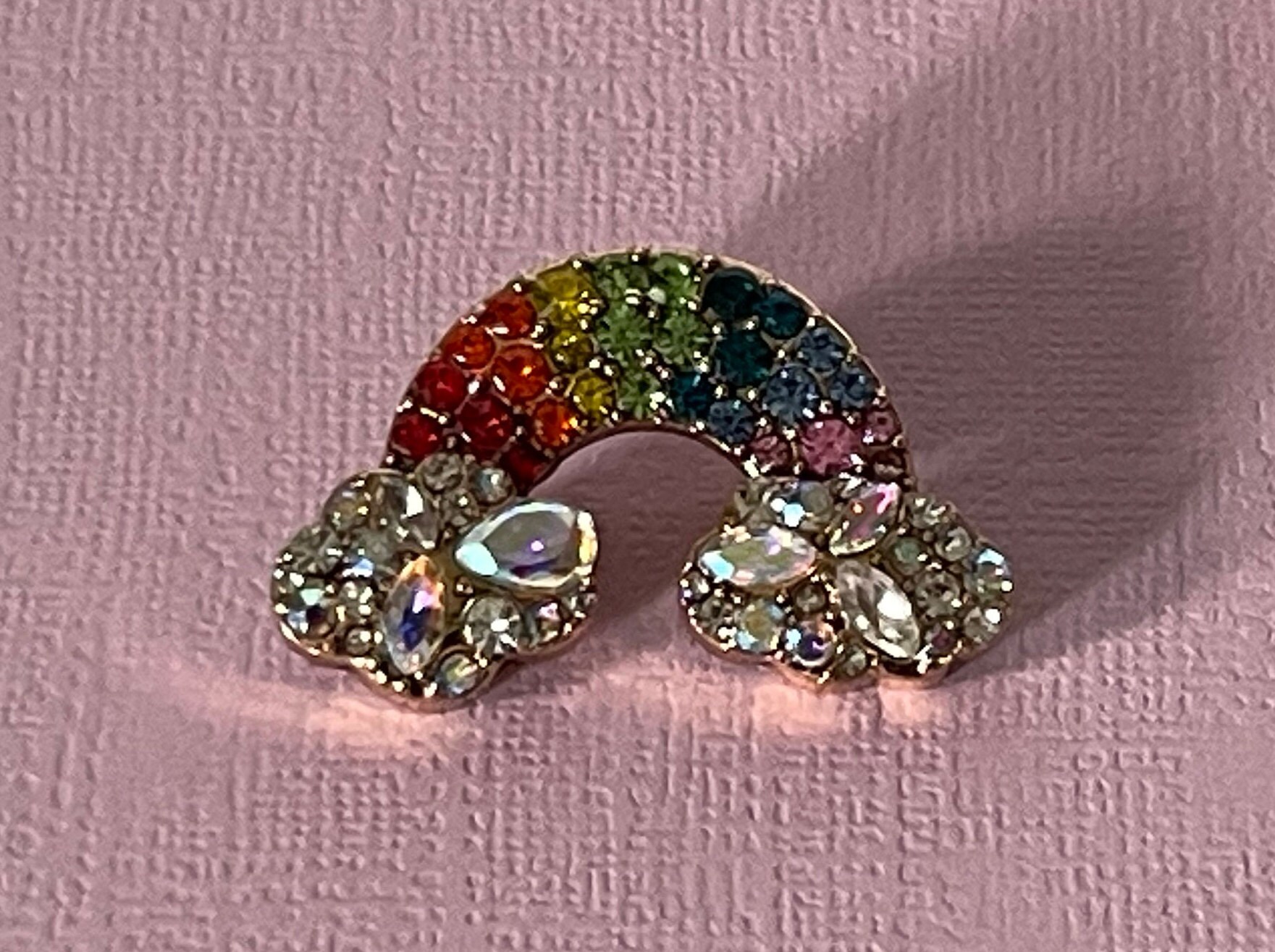 Rainbow brooch discount