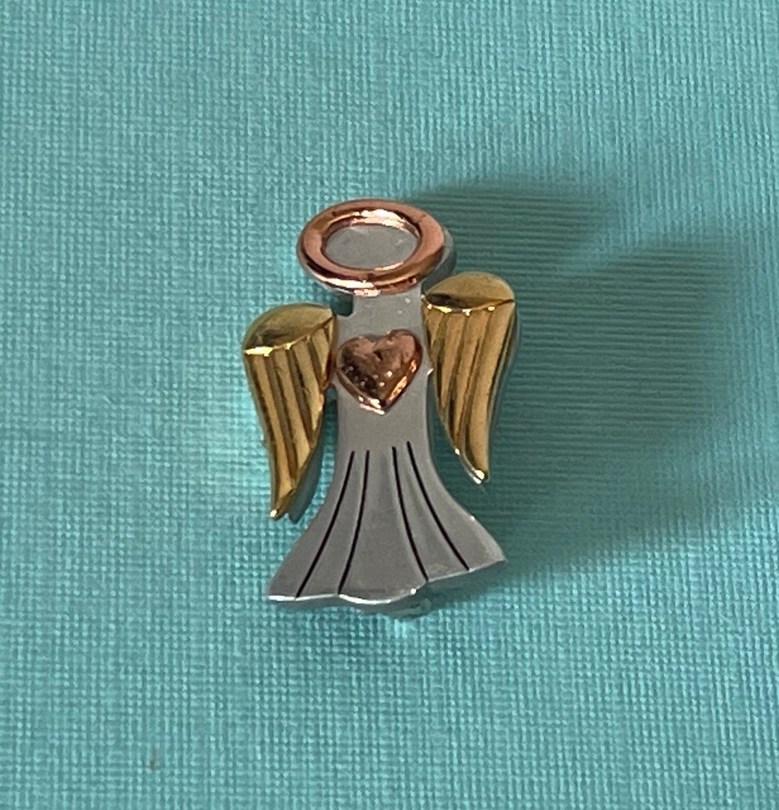 Vintage Angel Brooch, Signed Avon Angel Pin, Signed BW Angel