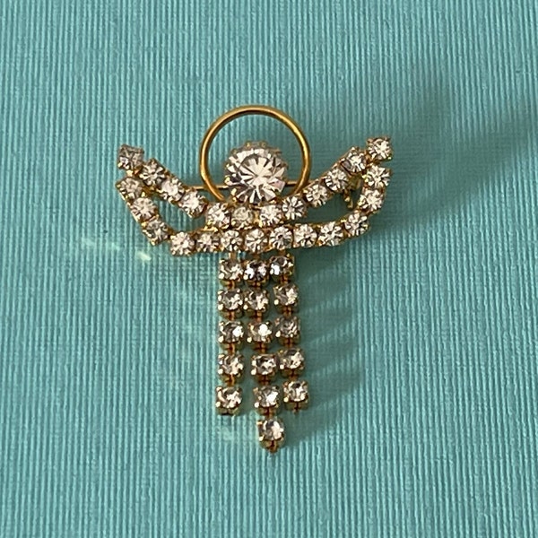 Gold Angel Pin Etsy