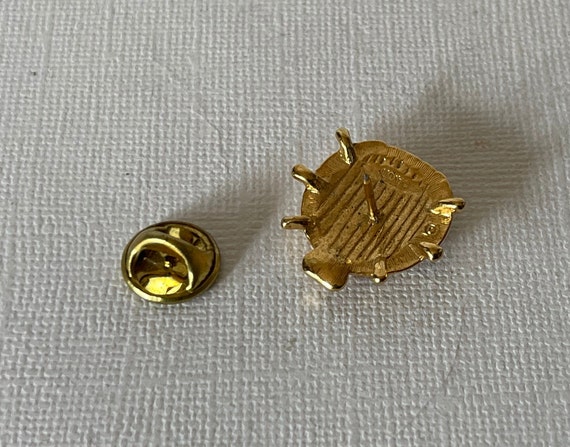 Rhinestone lady bug pin, gold lady bug pin, ladyb… - image 6