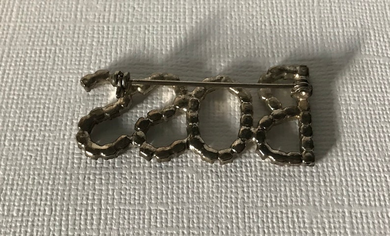 Vintage rhinestone boss brooch silver boss boss pin Vintage boss pin supervisor pin gifts for Boss/' day manager pin Boss/' Day gifts