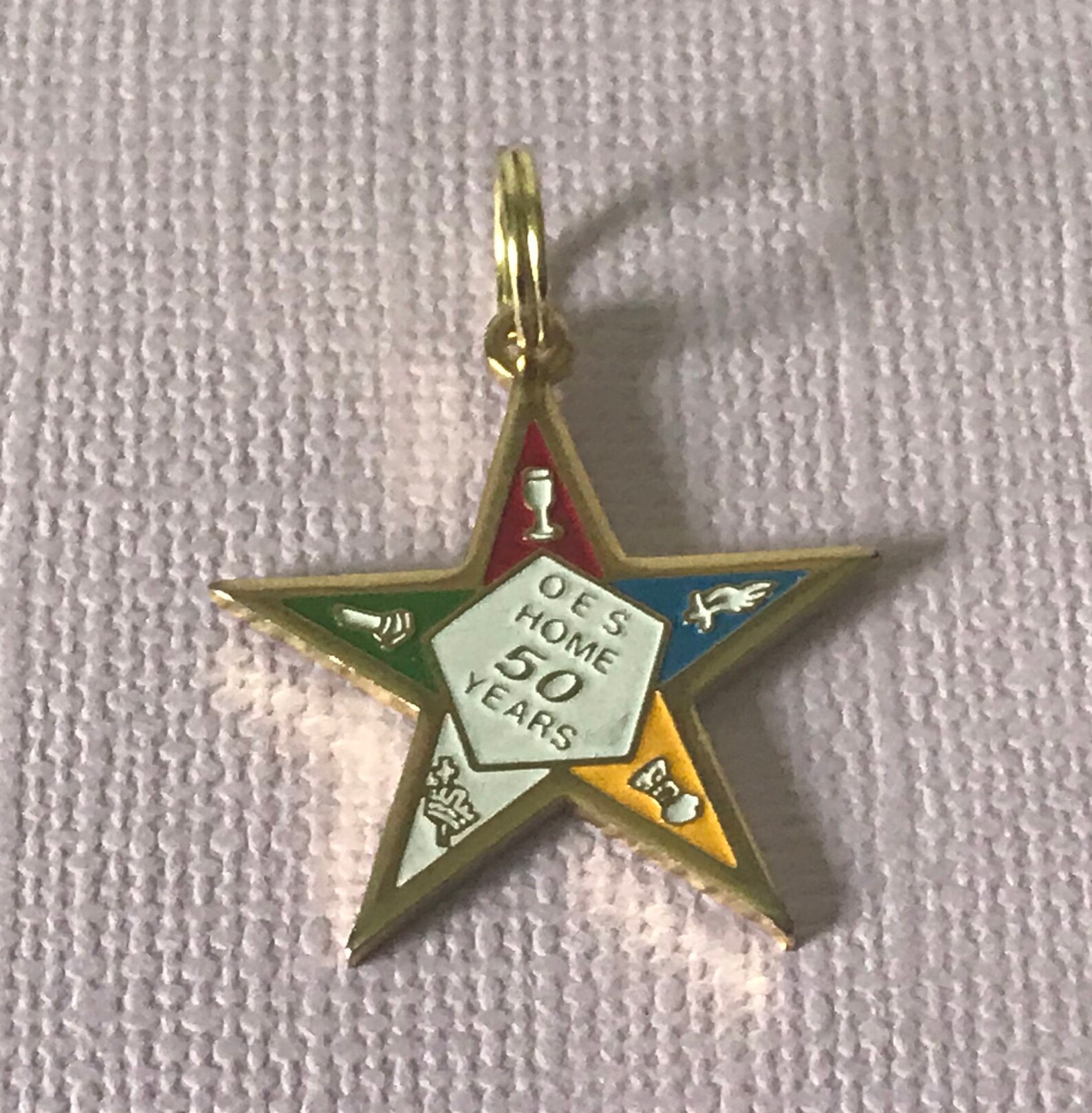 Order of the Eastern Star Pendant Eastern Star Charm 50 Etsy