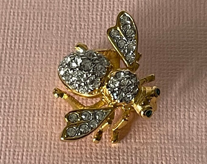 Vintage Joan Rivers Bee Brooch, Signed Joan Rivers Bee, Joan Rivers Bee