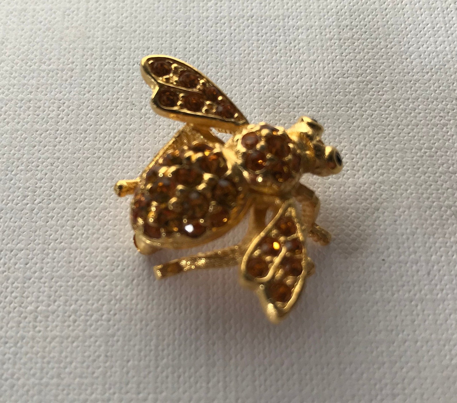 Signed Joan Rivers Bee Brooch Joan Rivers Amber Bee Pin Joan Etsy