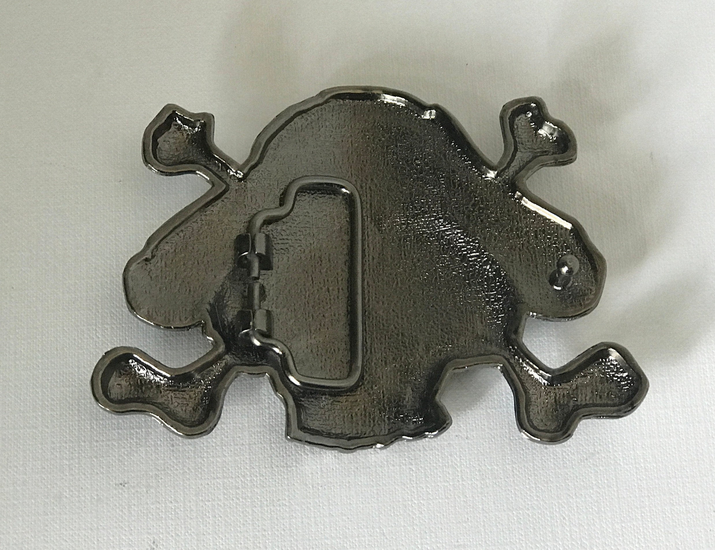 Vintage new Skeleton Belt Buckle Skull Belt Etsy