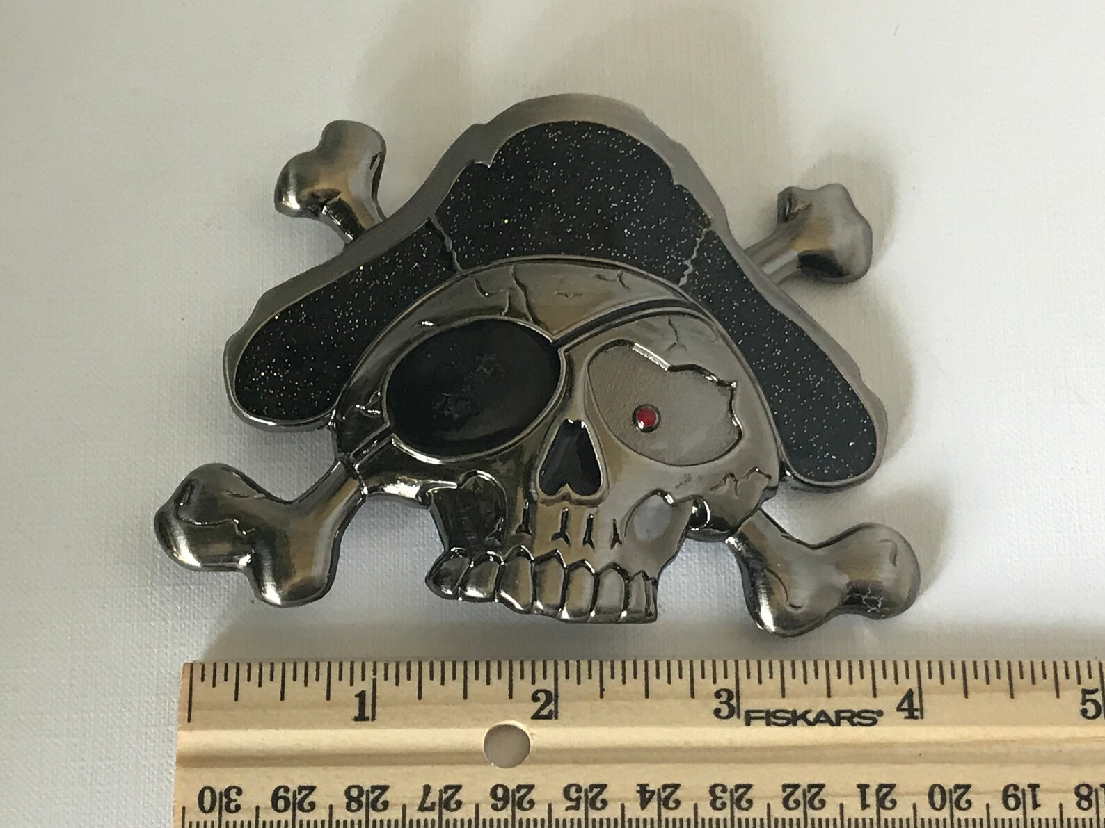 Vintage new Skeleton Belt Buckle Skull Belt Etsy