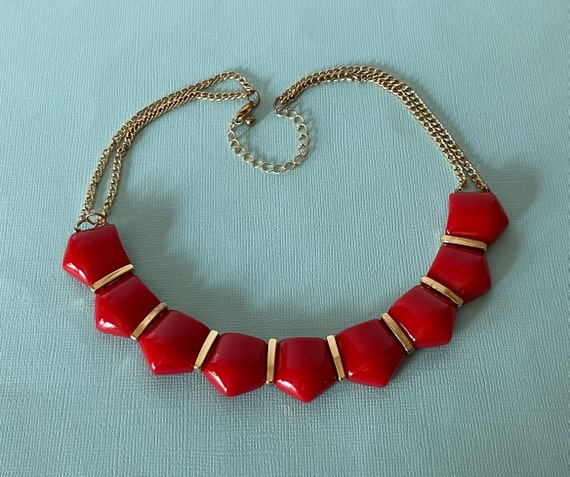 Vintage necklace, statement necklace, beaded neck… - image 10