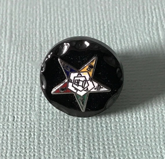 Vintage Order of the Eastern Star Tie tack, handmade… Gem