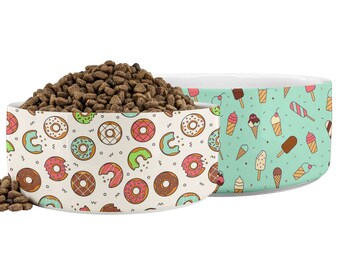 donut dog bowl