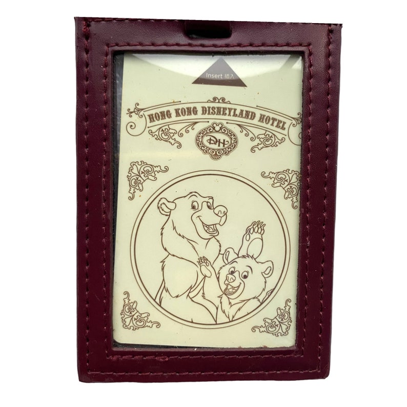 Hong Kong DISNEYLAND HOTEL Resort Disney Luggage Tag Room Key Keychain