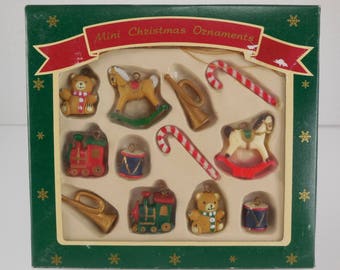 vintage enesco set of 12 mini christmas tree ornaments miniatures - Miniature Christmas Tree Ornaments vintage enesco set of 12 mini christmas tree ornaments miniatures - Miniature Christmas Tree Ornaments