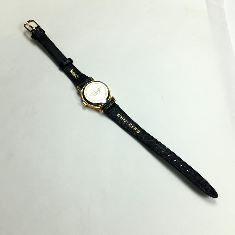 1996 KODAK Olympic Sponsor Womens Wrist Watch Leather Band Vintage Working zdjęcie 6