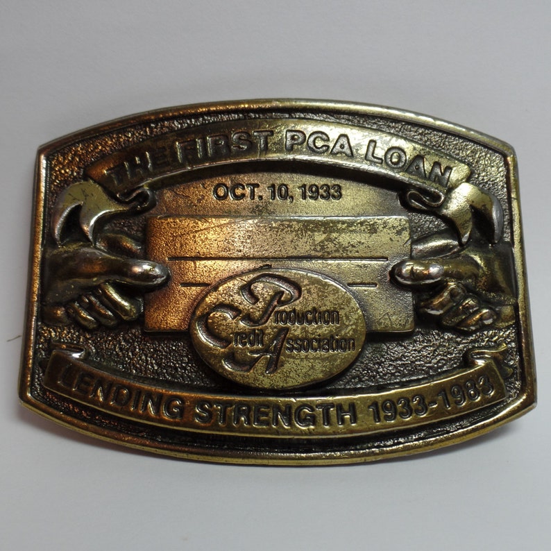 Production Credit Association 50th Anniversary Belt Buckle Etsy France