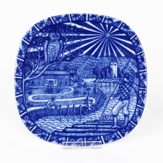 Limited Edition RARE 1980 Julen Rorstrand Sweden Christmas Plate