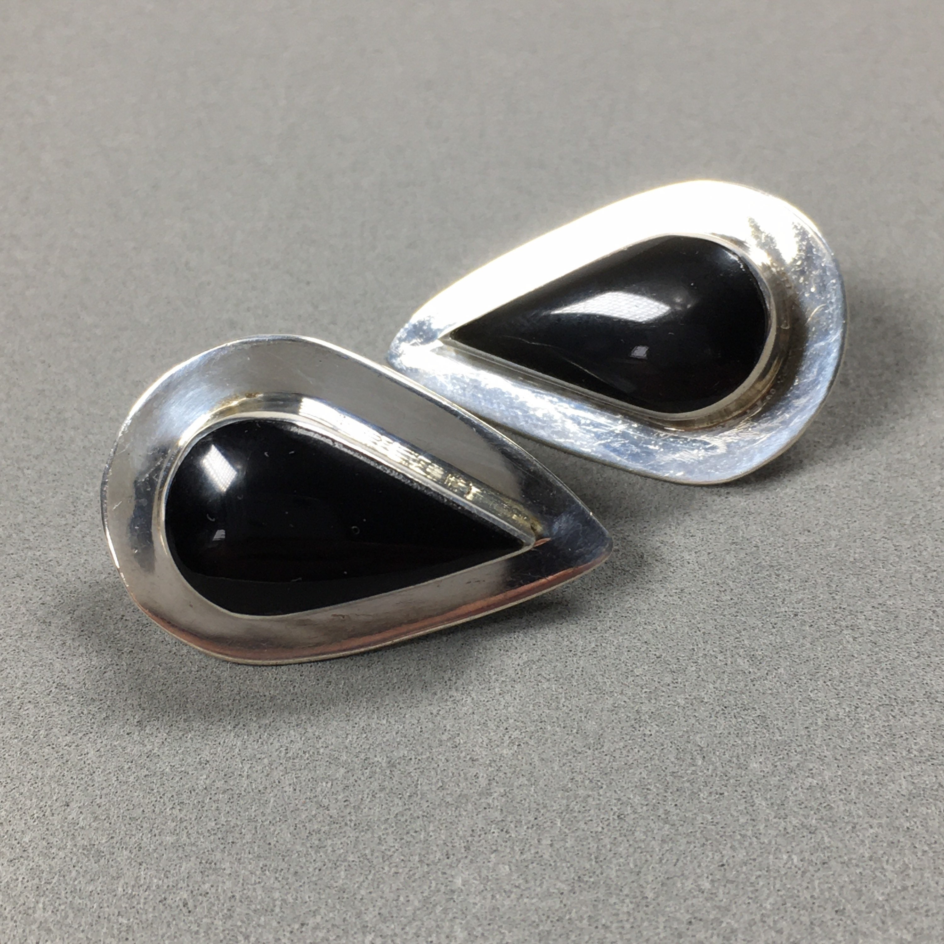 ☆MARS MARK☆ Black Onyx Earring M197 Black Onyx Solitaire Stud Earrings Sterling Silver | Kay