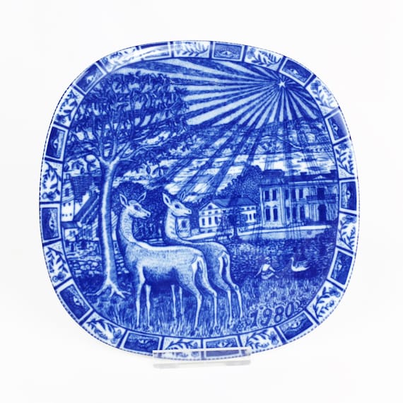 Limited Edition RARE 1980 Julen Rorstrand Sweden Christmas Plate