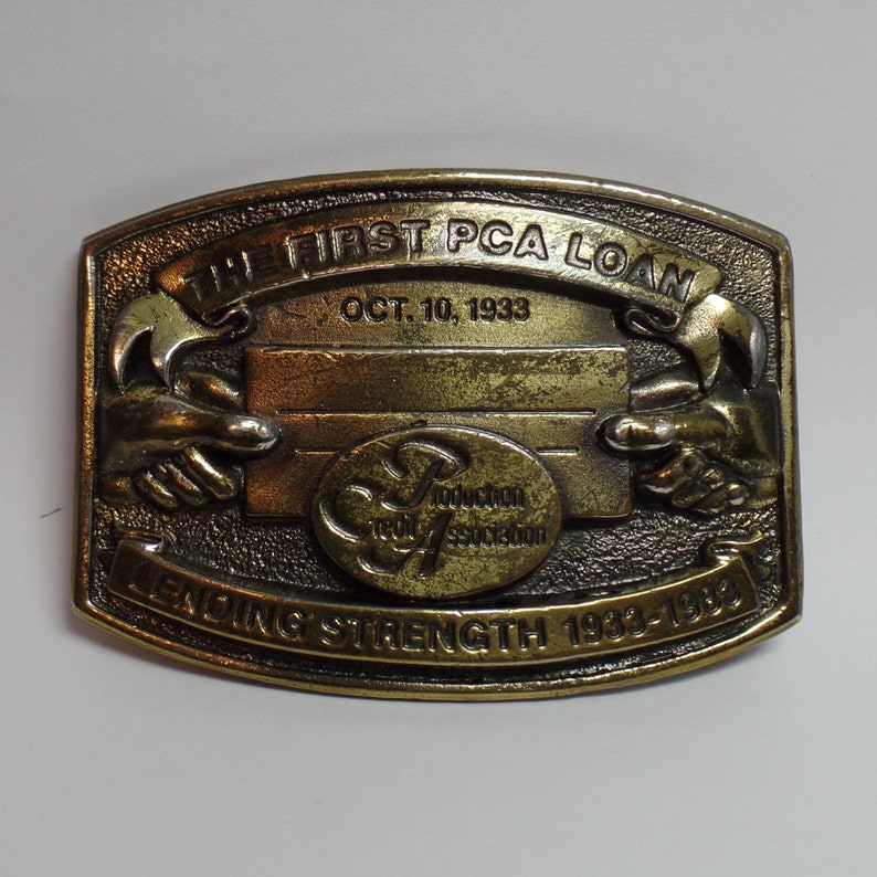 Production Credit Association 50th Anniversary Belt Buckle Etsy France
