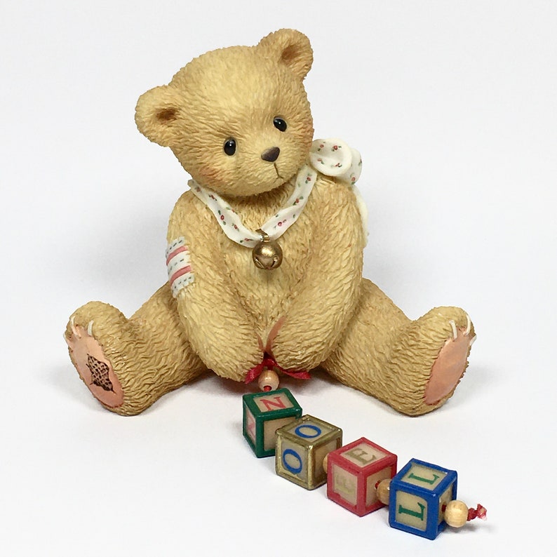 Cherished Teddies 1996 Nolan Priscilla Hillman Model 176141 Enesco / Teddy Bear Christmas Noel