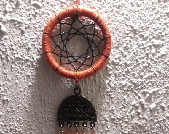 Copper Pumpkin Spice Dream Catcher