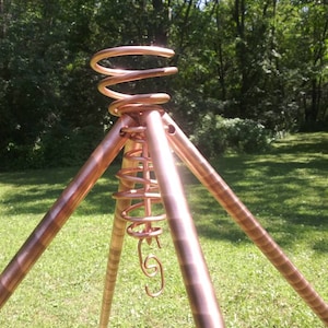 Copper Spiral Cap Stone