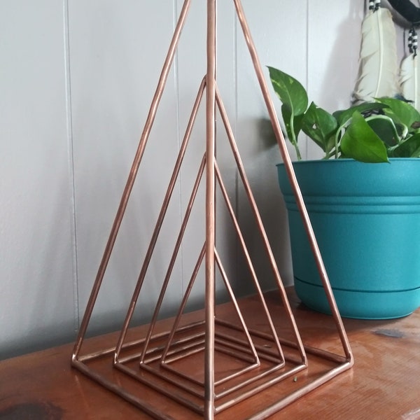 Copper Nubian Pyramid