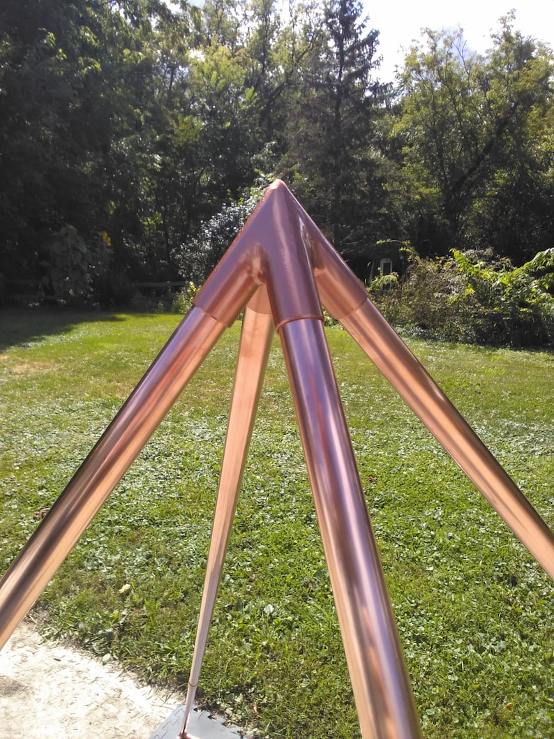 Pirámides de tubo de cobre con ángulo de vértice de 51,83 imagen 7