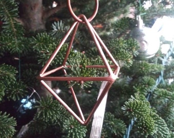 Copper Octahedron Base angle 51.83 degrees