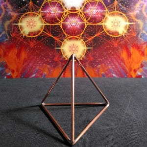 Copper Tetrahedron: Fire Element Meditation & Crystal Charging