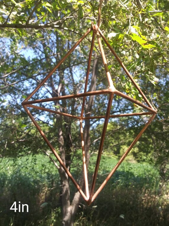 4 inch Copper Octahedron