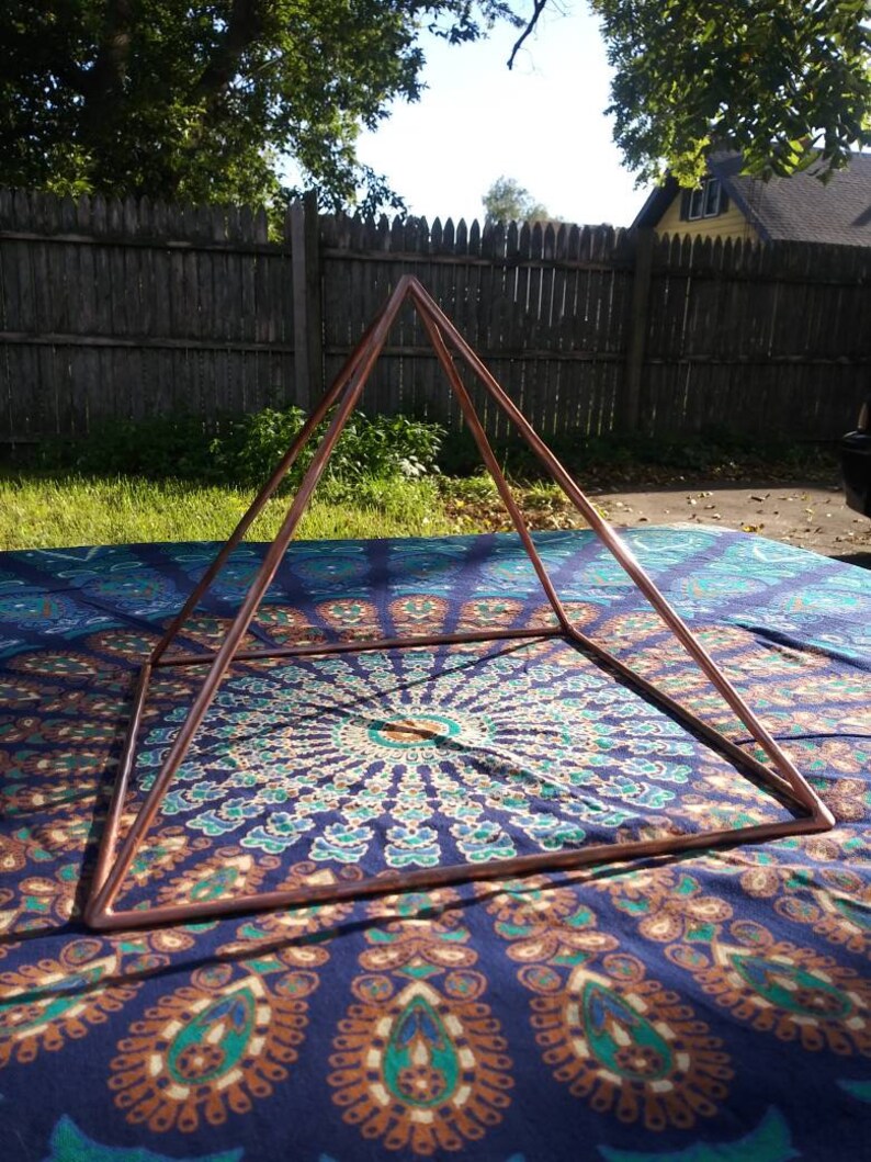10 inch pure copper pyramids Etsy