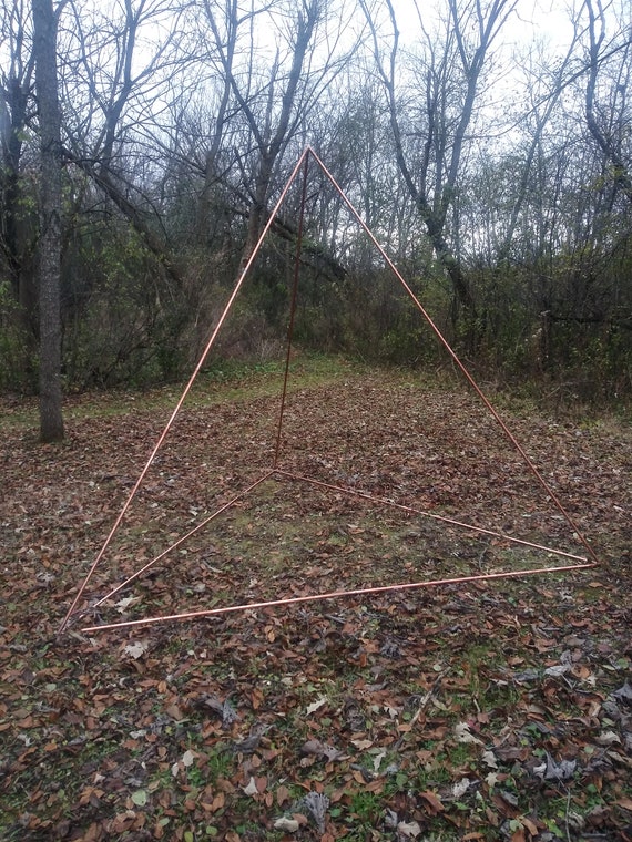9 Foot Copper Tetrahedron