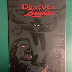 Dracula Versus Zorro # 1 Comic by Topps