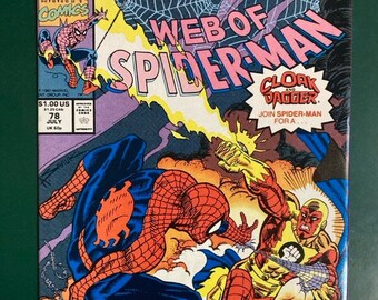 Web Of Spider-Man # 78 Comic by Marvel Comics