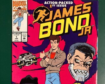 James Bond Jr. # 1 Comic by Marvel Comics
