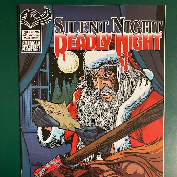 Silent Night Deadly Night # 3 Comic by American Mythology Comics