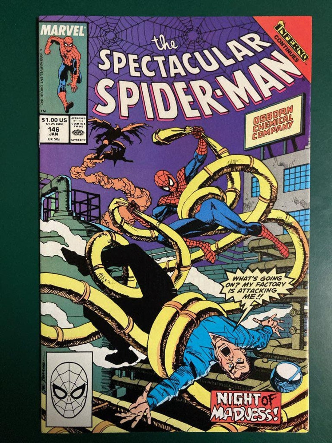Spectacular Spider-man 146 Comic by Marvel Comics - Etsy