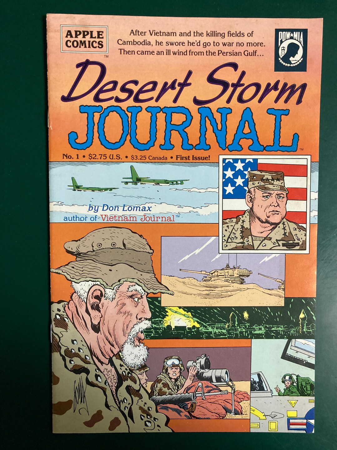 Desert Storm Journal # 1 Comic by Apple Comics - Etsy