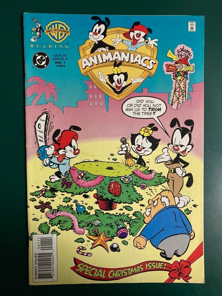 Animaniacs Christmas Special 1 Comic DC Comics - Etsy