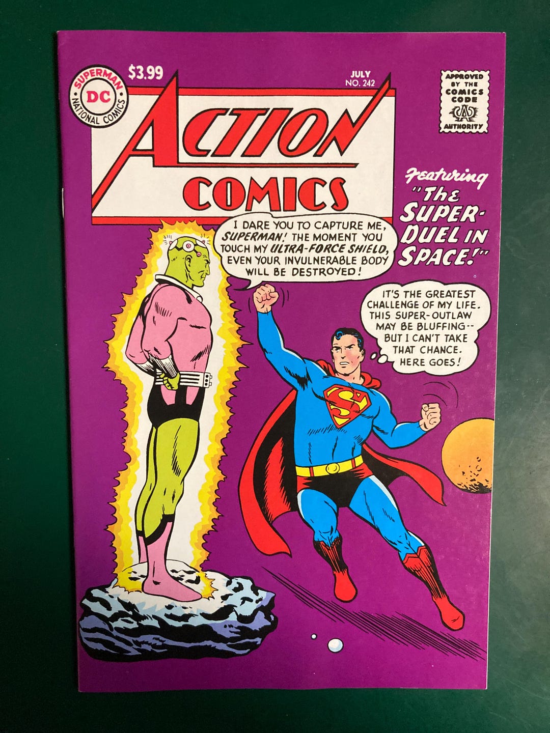 Action Comics # 242 Comic by DC Comics (reprint) - Etsy