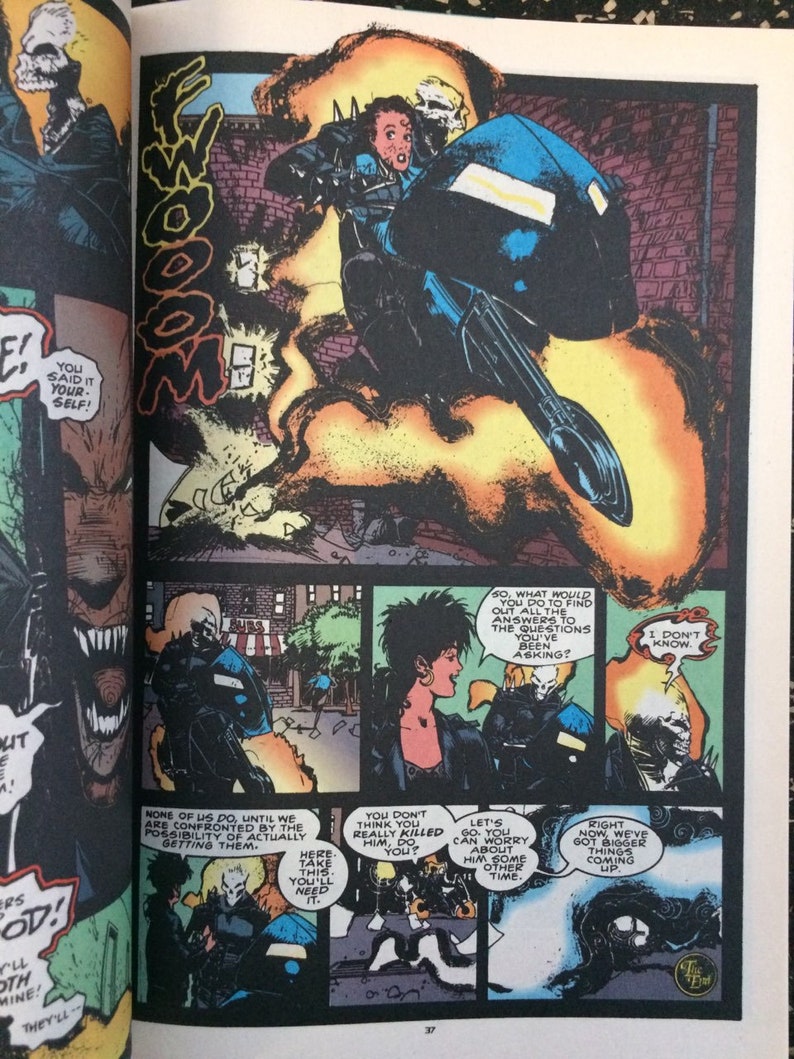Ghost Rider Annual 1 Comic by Marvel Comics Etsy
