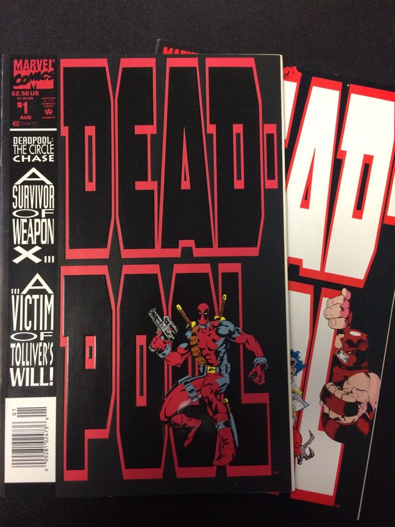 Deadpool 1 2 Comic Lot By Marvel Comics