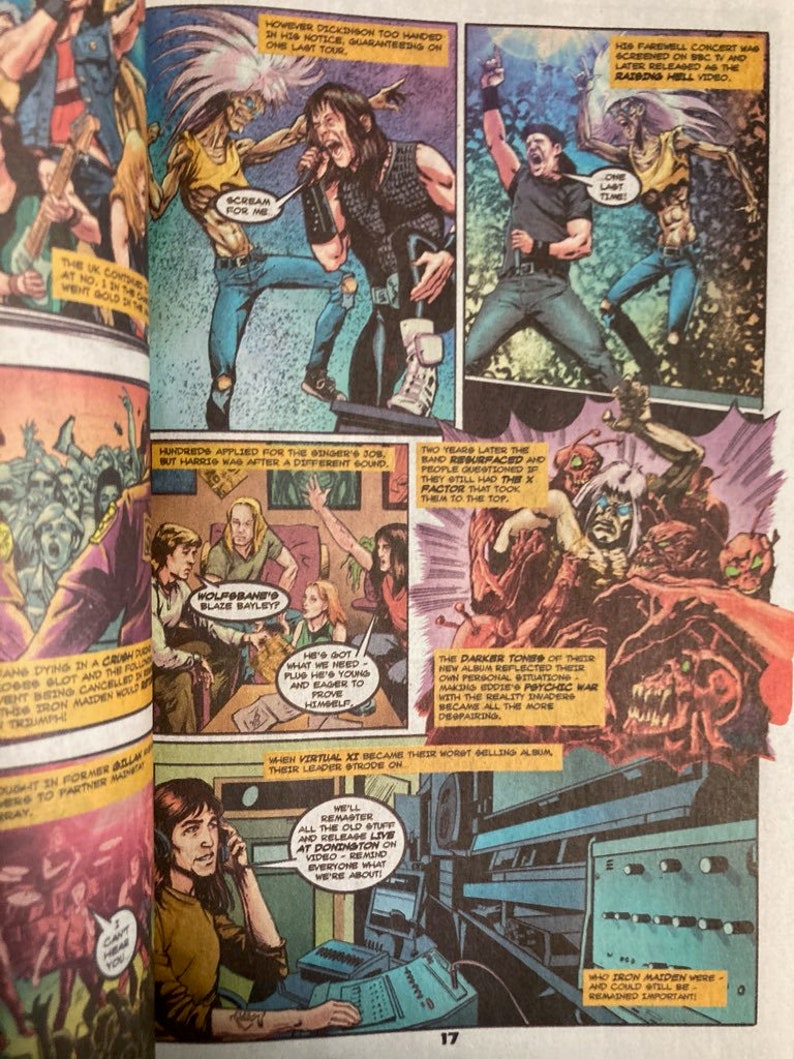 Rock And Roll Bio: Iron Maiden In Color 1 Comic by Acme Comics image 3